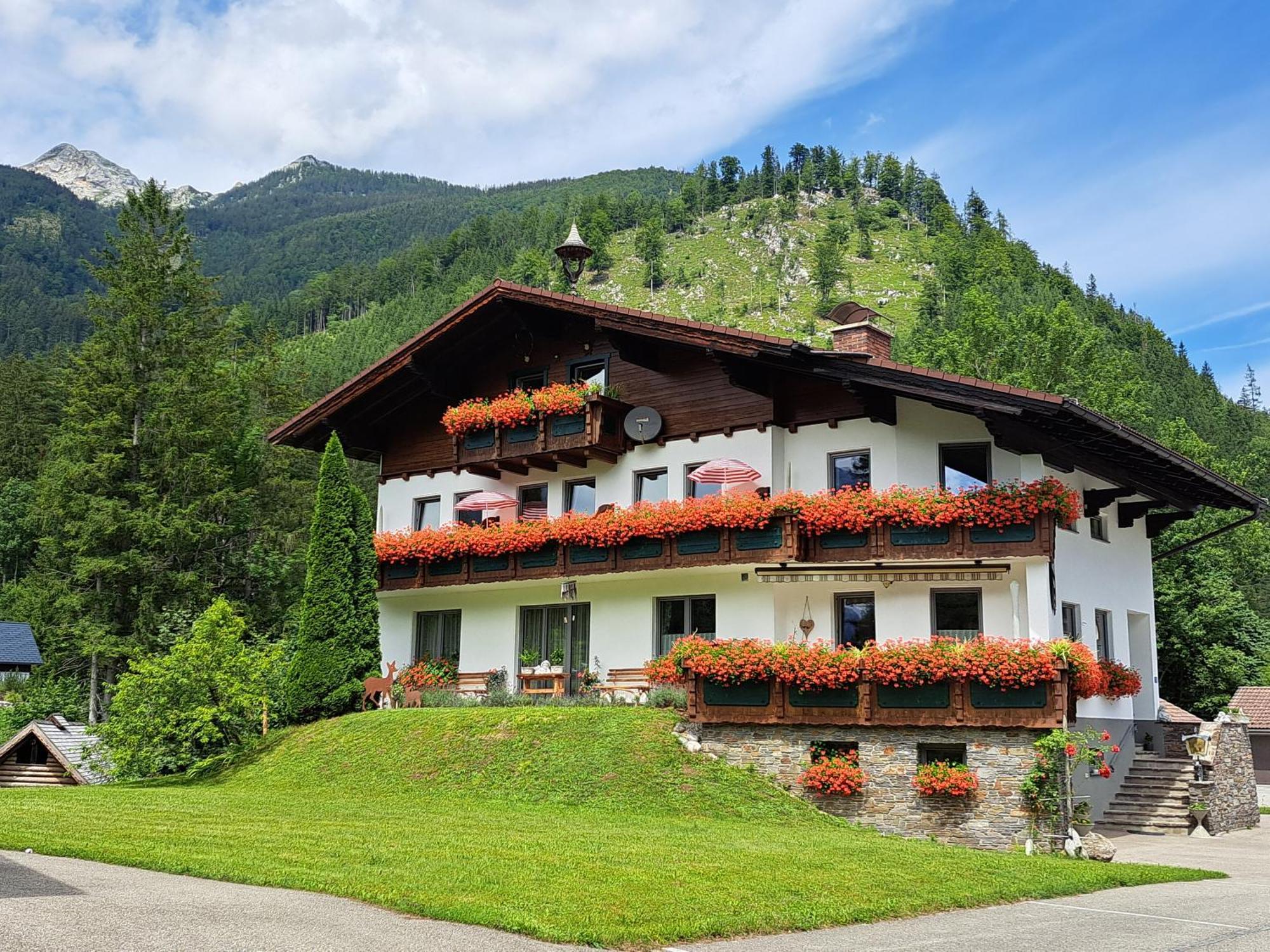 Hotel Garni Landhaus Buertlmair Hinterstoder Eksteriør bilde